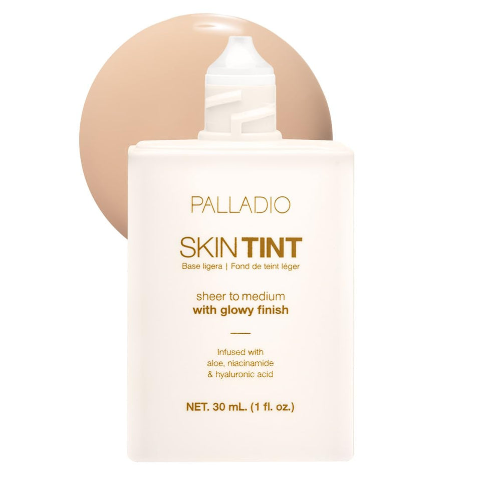 Palladio bottle front view showing shade and lightweight finish