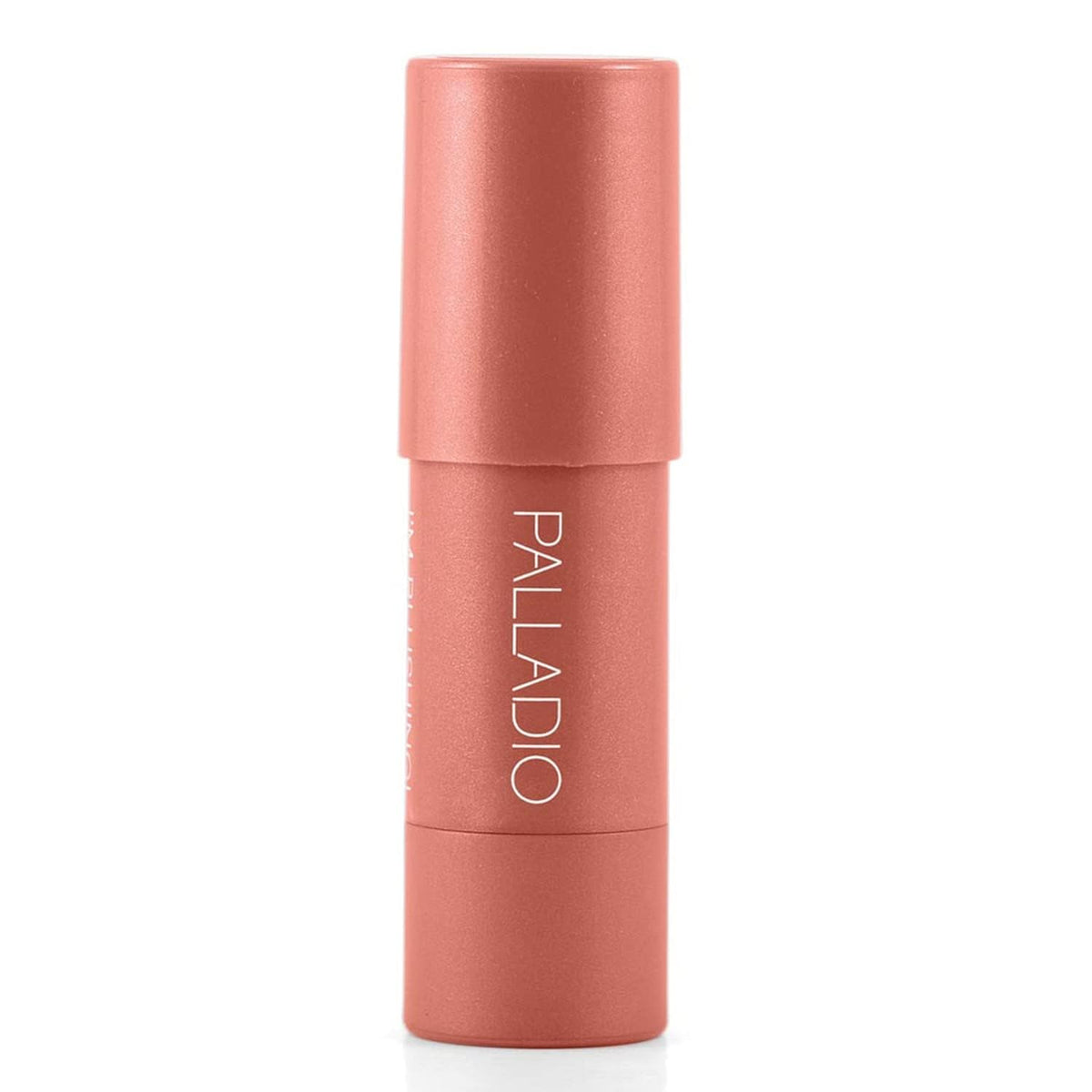 Palladio stick beside a coin for scale illustrating compact, travel-friendly size