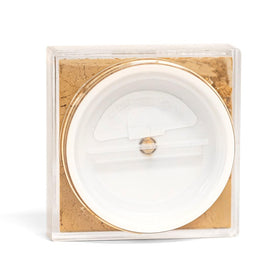 Palladio swatch on skin demonstrates warm beige blend and natural finish