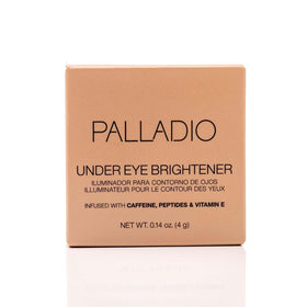 Palladio product with caffeine and peptides ingredients flatlay benefits
