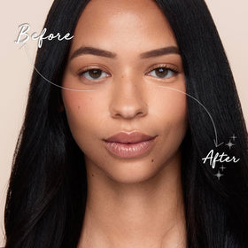 Palladio open tube texture close-up demonstrating smooth blendable formula benefit