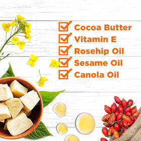 Palmer's oil in bathroom setting showing daily routine convenience benefit