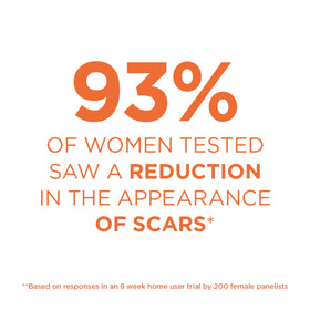 Palmer's bottle beside common items showing 5.1 oz scale benefit