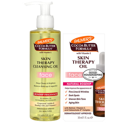 Palmer's bundle front packaging showing both oil products and benefits