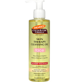 Palmer's cleansing oil front packaging showing 6.5 oz bottle and benefits
