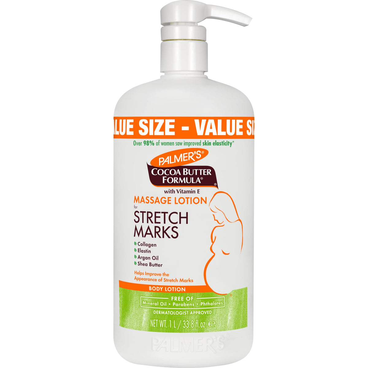 Palmer's jar front packaging showing product and benefits for moisturized skin