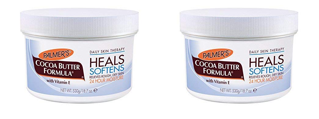 Palmer's two-jar pack front view showing label and size, promotes long-lasting hydration