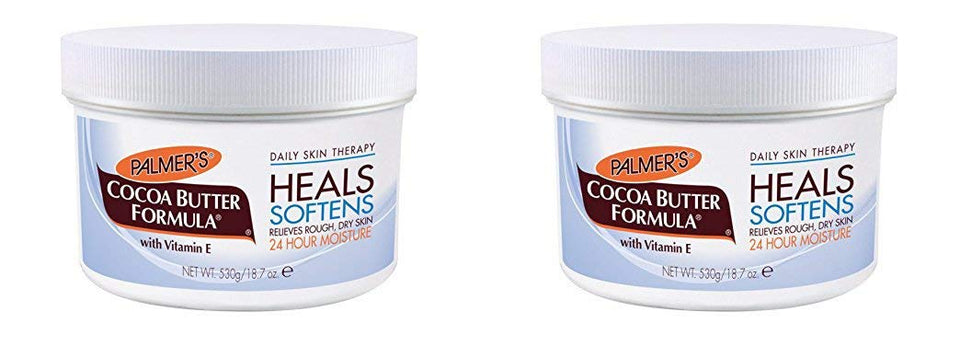 Palmer's two-jar pack front view showing label and size, promotes long-lasting hydration