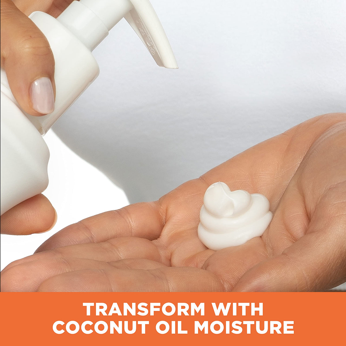 Palmer's hand applying lotion to skin showing instant softness benefit