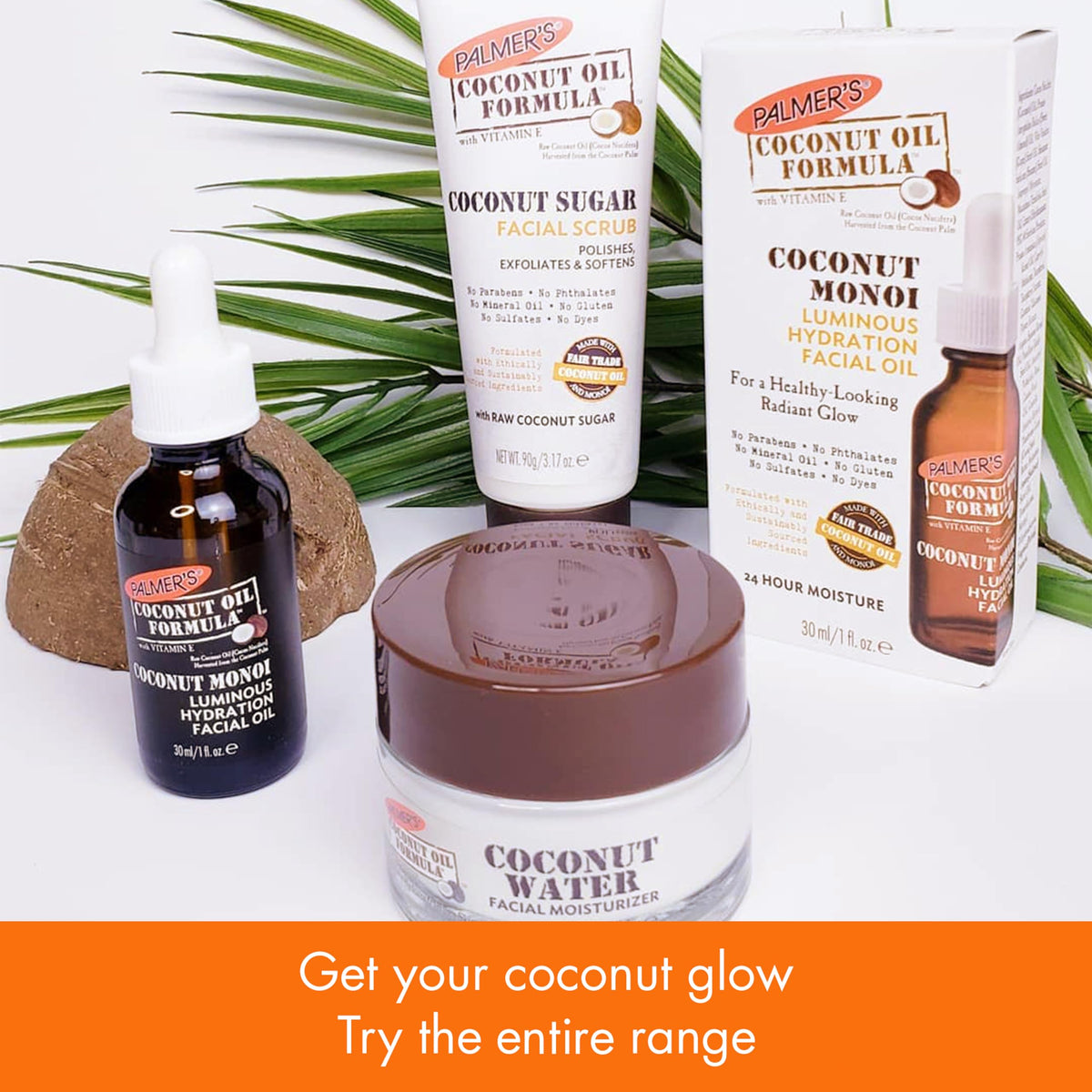 Palmer's facial oil on skin showing lightweight texture and quick absorption benefit
