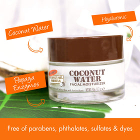 Palmer's jar label detail highlighting fair-trade coconut oil and ingredient trust