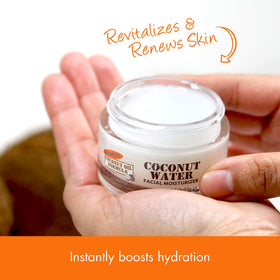Palmer's close-up of creamy texture demonstrating smooth, lightweight hydration