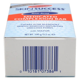 Palmer's complexion bar unwrapped soap detail highlighting texture and sulfur benefit