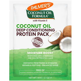 Palmer's front packaging of protein pack showing product benefits and size