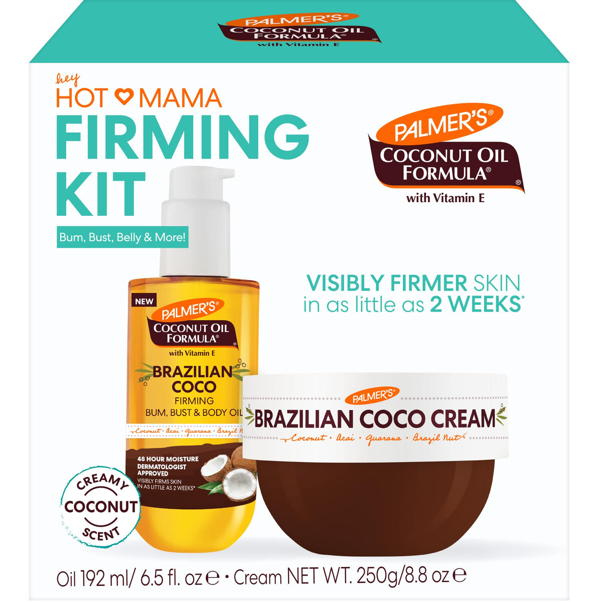 Palmer's front packaging showing kit and benefits for hydrated skin