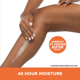 Palmer's cocoa and shea butter ingredients highlighting nourishment