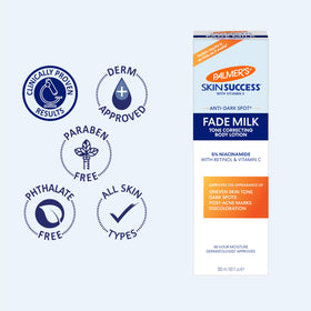 Palmer's label and directions detail clarifying usage and ingredient guidance