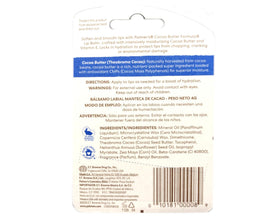 Palmer's lip balm in hand scale demonstrating portable size and quick relief