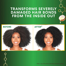 Coconut and vitamin E near bottle to highlight Palmer's nourishing ingredient benefits