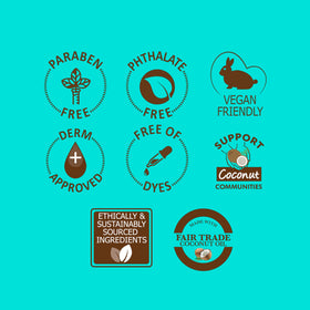 Palmer's product label close-up highlighting ingredients and clean-formula benefit