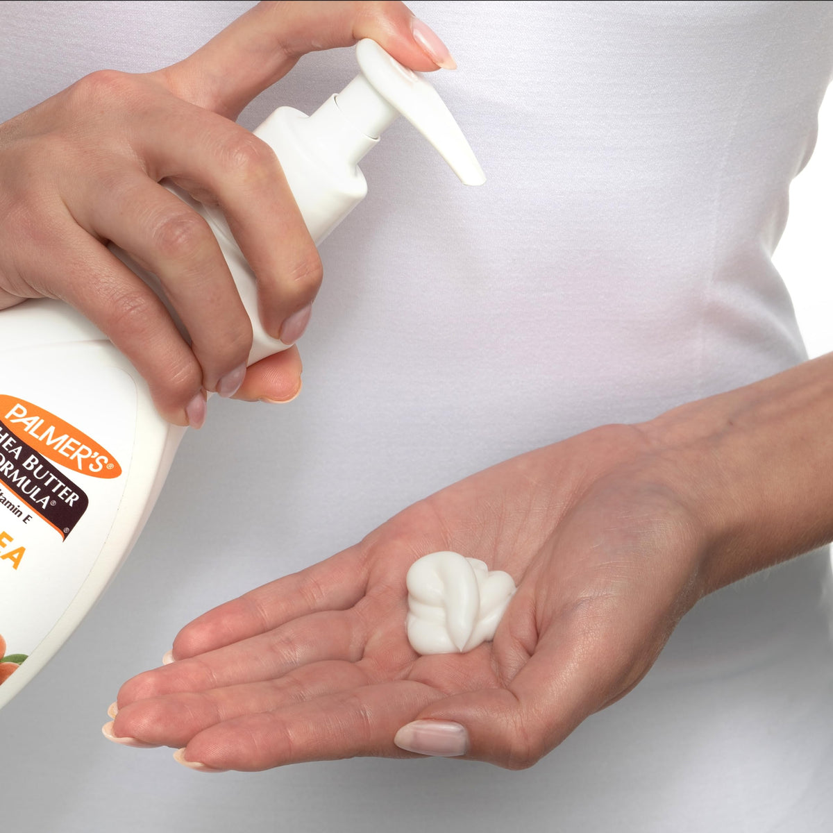 Raw shea butter ingredient image highlighting Palmer's sustainable sourcing benefit