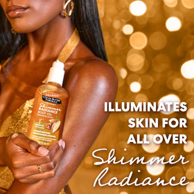 Palmer's oil texture poured to show silky shimmer and hydrating effect