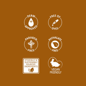 Palmer's size comparison beside everyday items showing travel-friendly volume