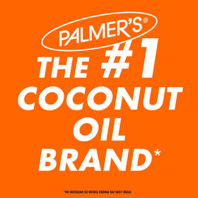 Palmer's close-up texture of balm highlighting smooth coconut-rich formula