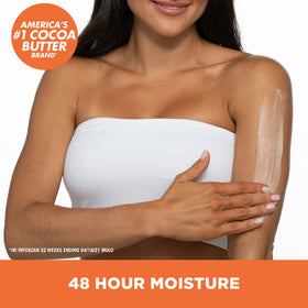 Palmer's unscented lotion label highlighting fragrance-free benefit