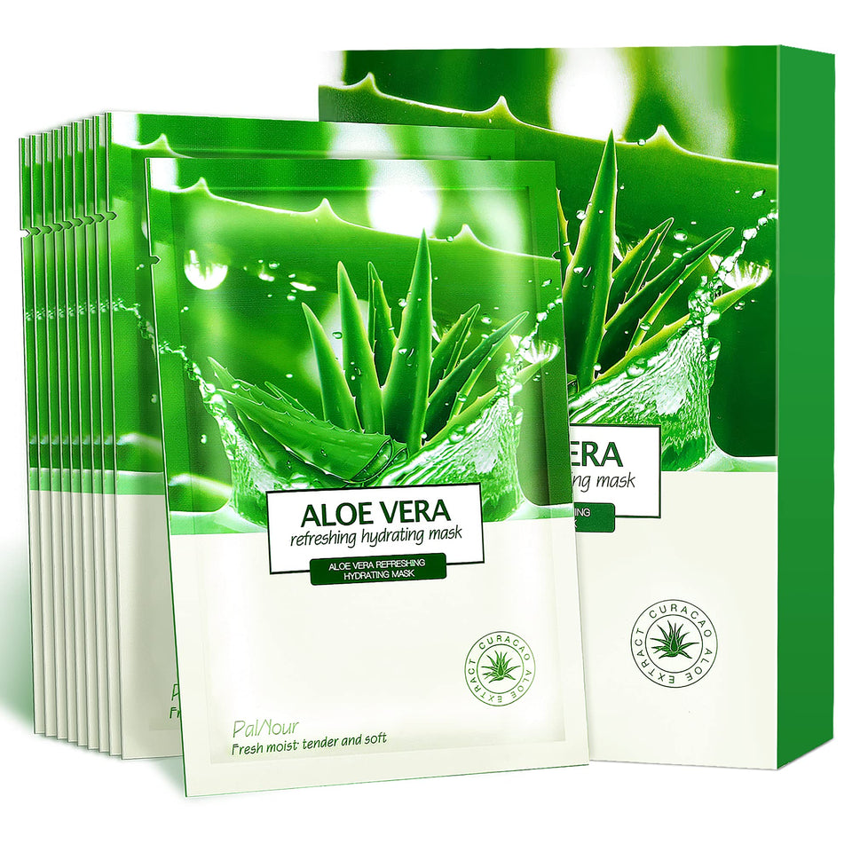 PalNour front packaging pack of ten masks showing brand and benefit