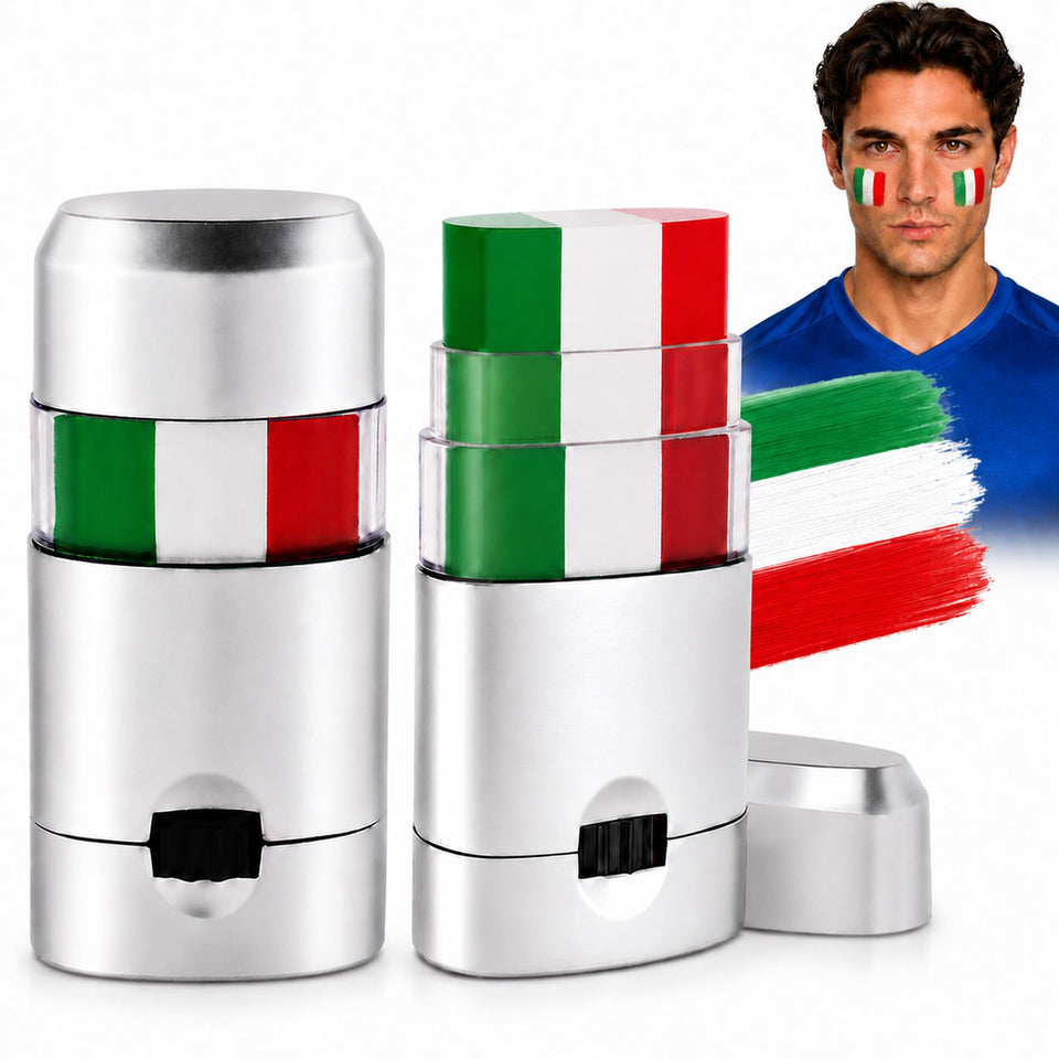 paminify front packaging showing two patriotic flag paint sticks and bold colors