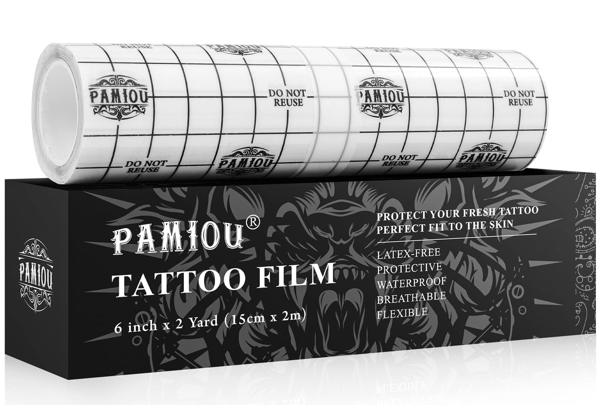 Pamiou front roll view showing compact packaging and clear film protective benefits