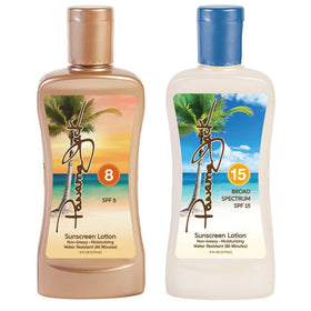 Panama Jack duo placed on a beach towel conveying easy outdoor use
