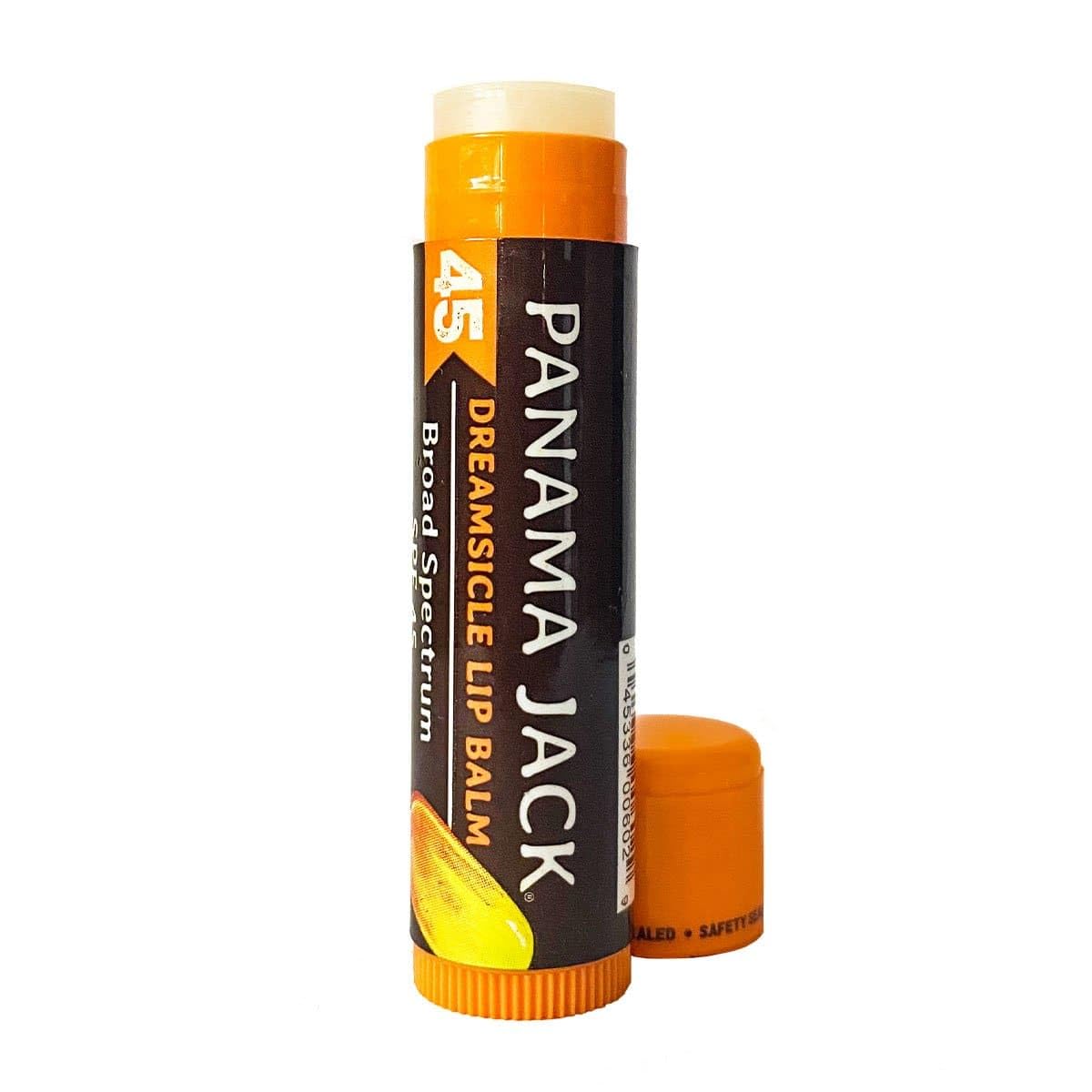 Panama Jack flavorless lip balm tube showing clean unscented option