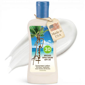 Panama Jack front packaging showing SPF 30 and benefits