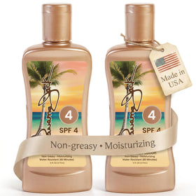 Panama Jack front packaging showing bottle and tropical branding benefits