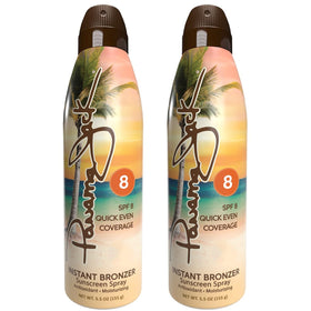Panama Jack front packaging showing SPF 8 and bronzer benefit