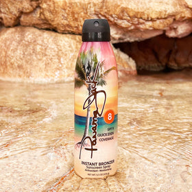 Panama Jack lotion texture close-up demonstrating moisturizing finish