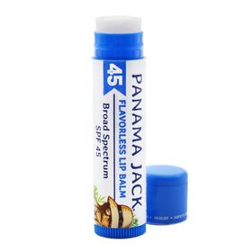 Panama Jack lifestyle at beach showing lip balm use and sun protection