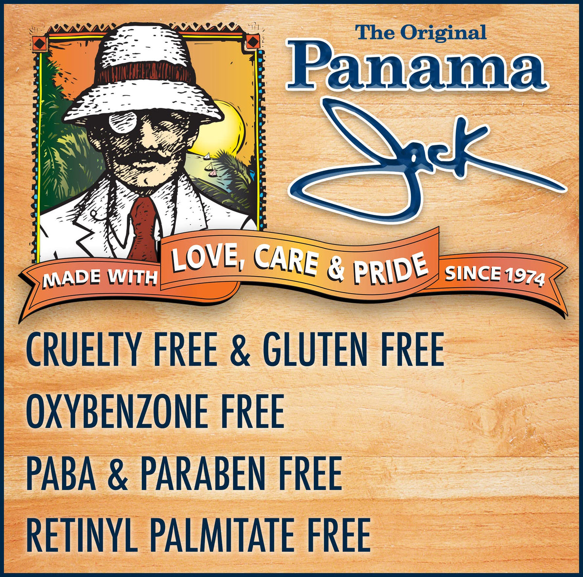 Panama Jack mango balm closeup showing smooth texture for soothing hydration