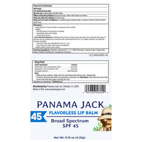 Panama Jack lip balm inside travel pouch for on-the-go sun care