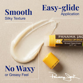 Two Panama Jack tubes on a beach towel illustrating on-the-go sun protection and convenience