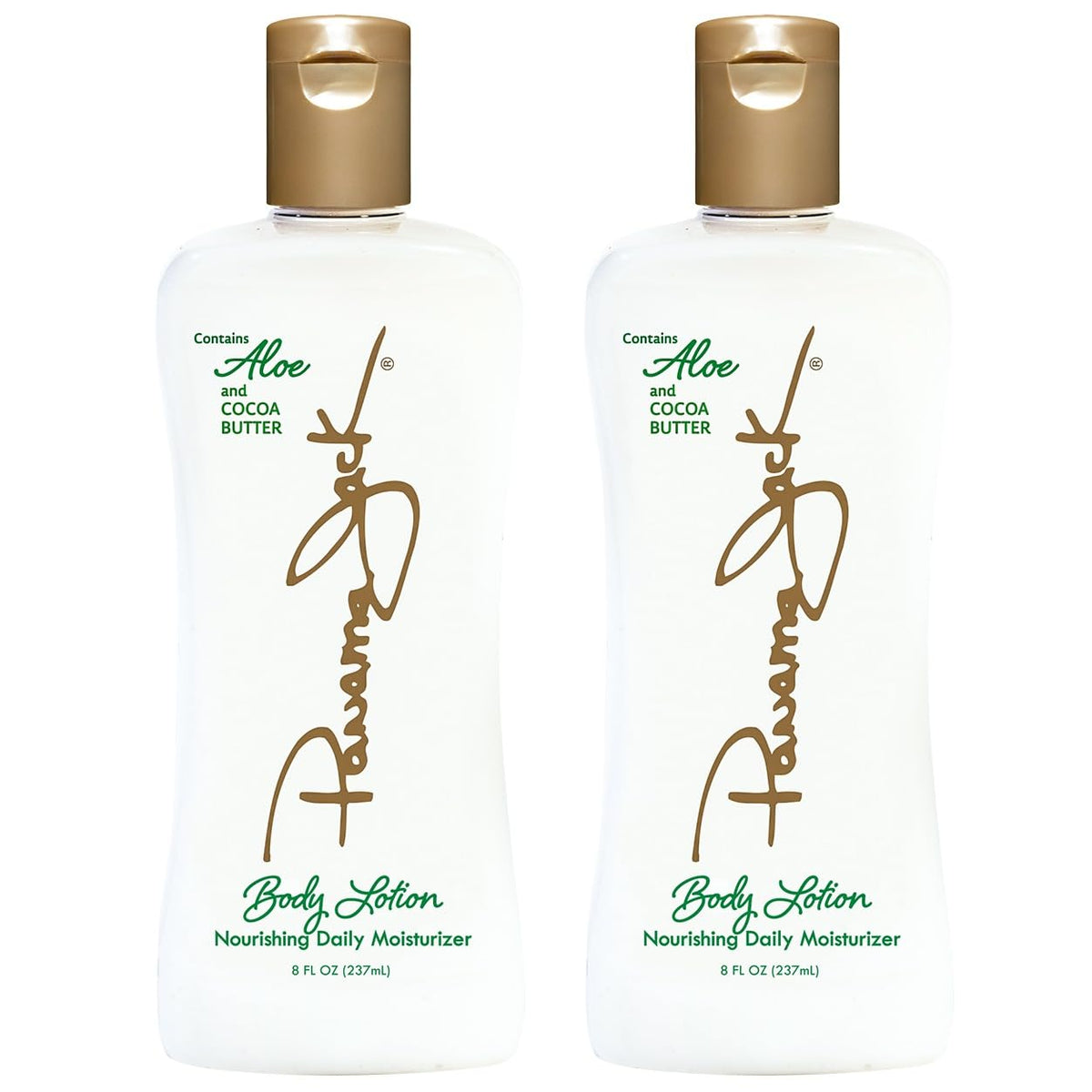 Panama Jack lotion spreading on forearm showing quick absorption and softening effect