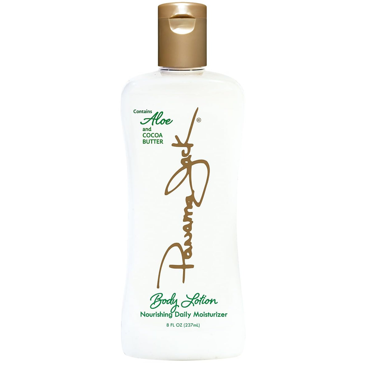 Panama Jack front packaging showing 8 fl oz bottle and tropical branding for easy identification