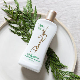 Panama Jack ingredients display aloe olive and hemp for nourishing hydration benefits