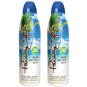 Panama Jack bottle inside travel pouch for convenient portability