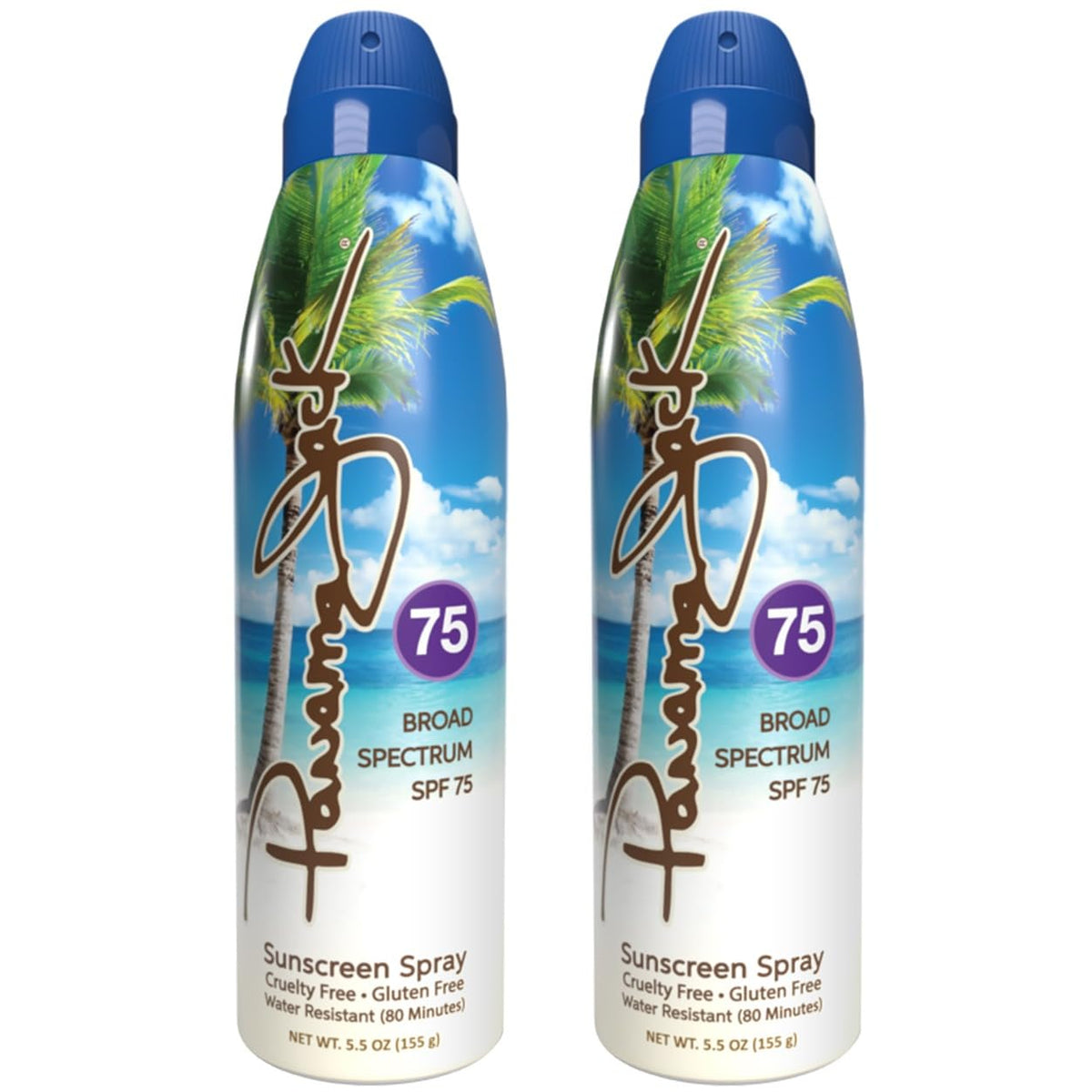 Panama Jack ingredient label highlighting no oxybenzone or parabens
