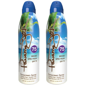 Panama Jack ingredient label highlighting no oxybenzone or parabens