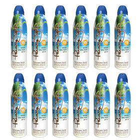 Panama Jack spray on droplets showing water-resistant performance up to 80 minutes