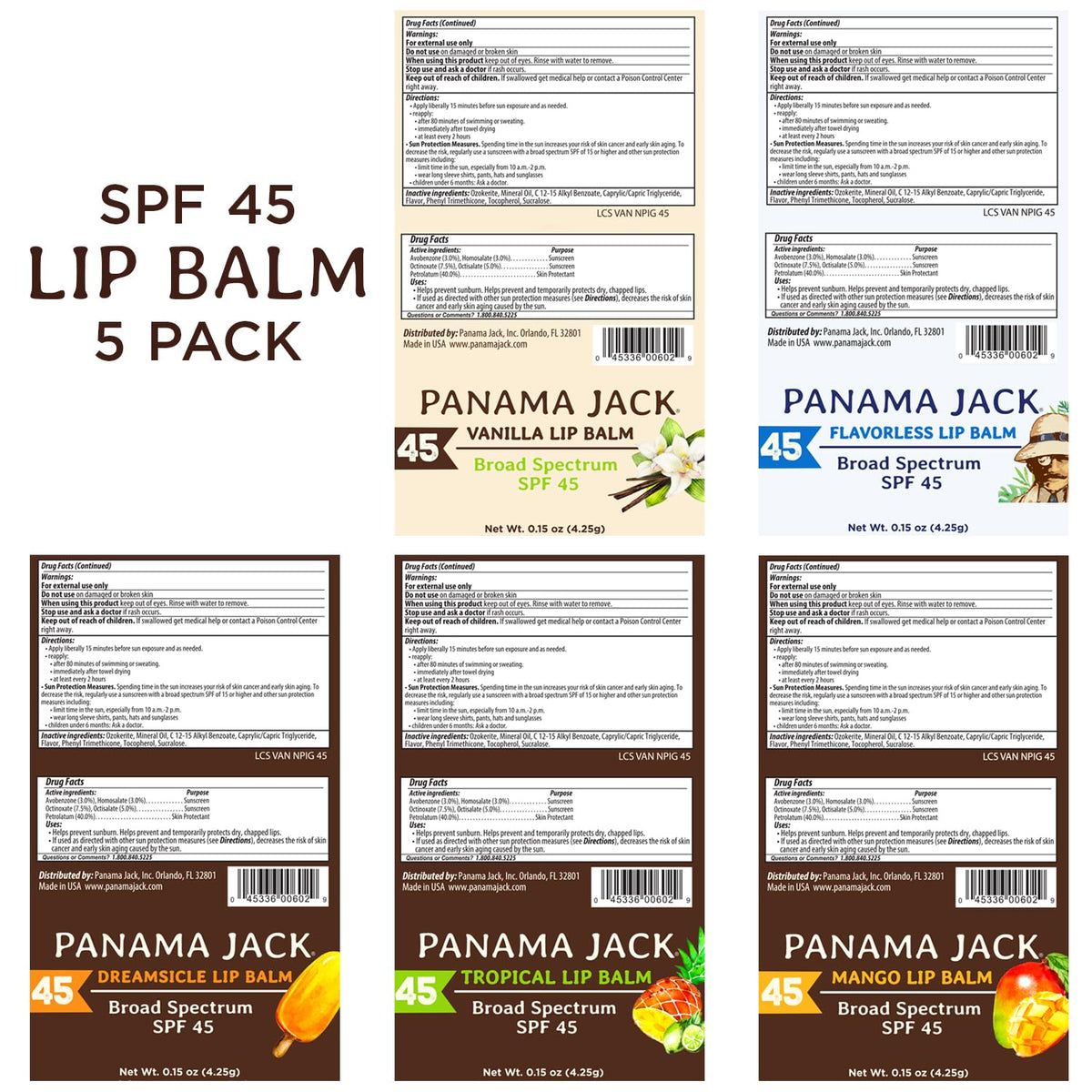 Panama Jack travel bag ready with balms highlighting on-the-go convenience